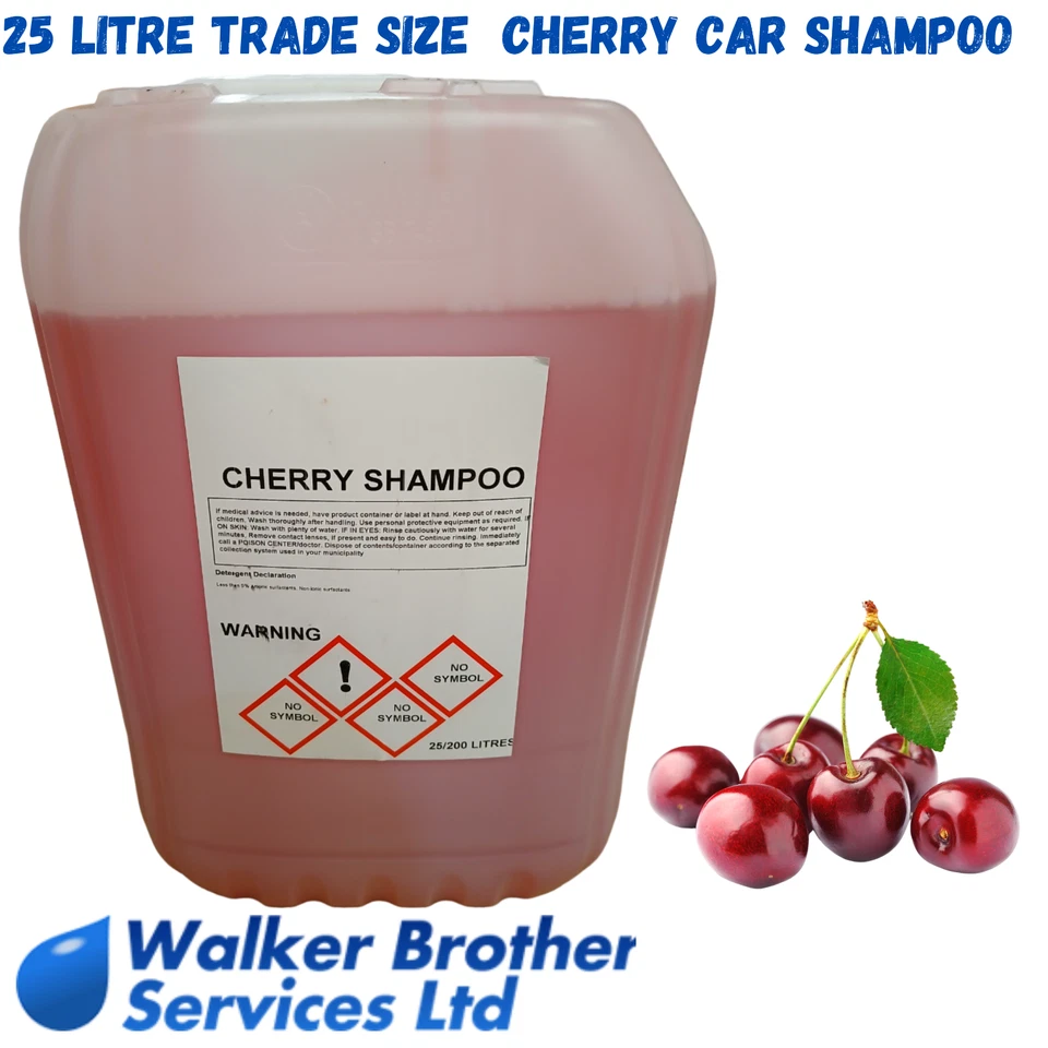 25 litre cherry car shampoo high foaming soap cherry scented car soap - Image 1 of 1