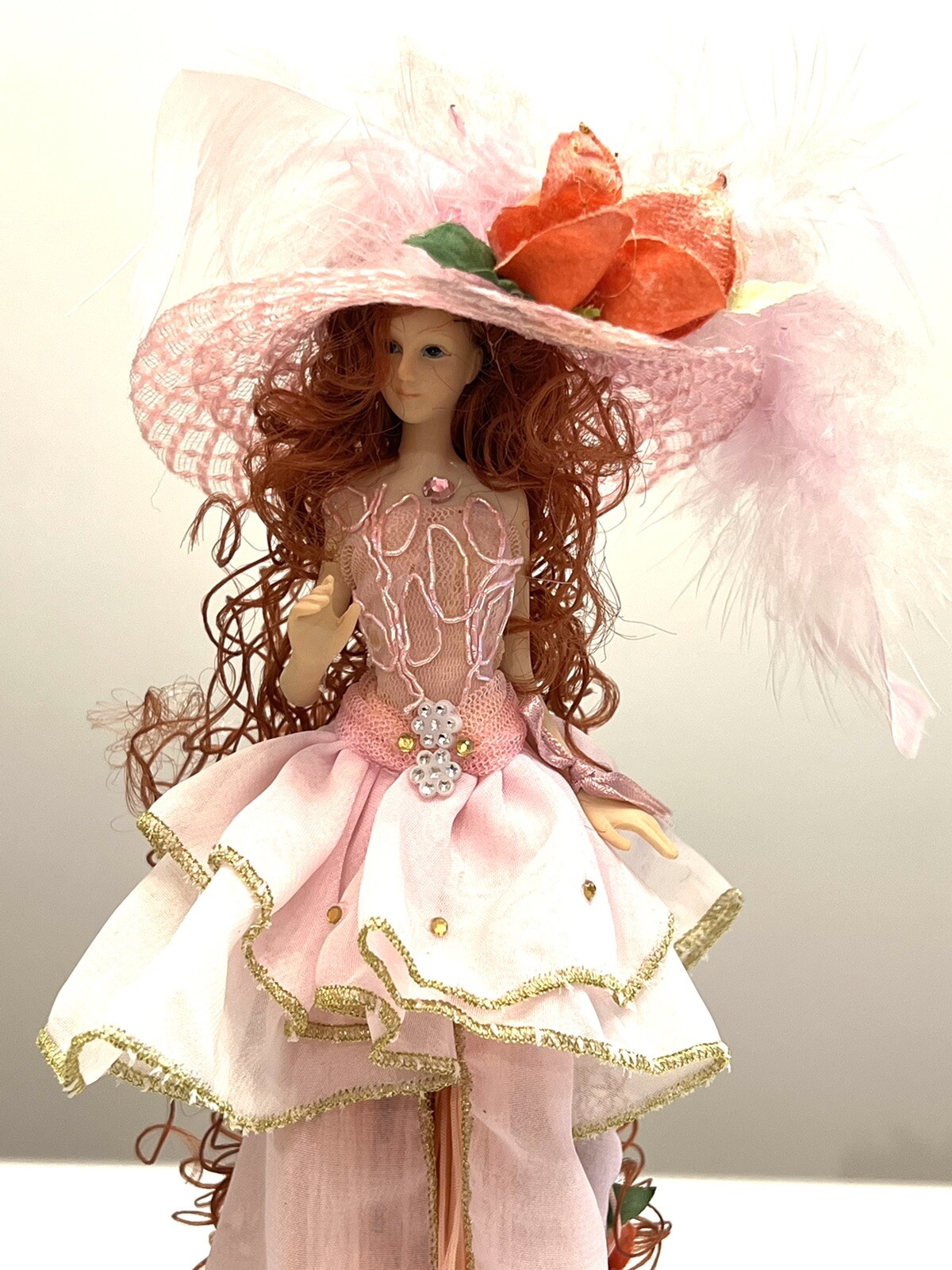 Victorian Lady Tassel Doll Art Doll Figurine Home Decor Collectible eBay