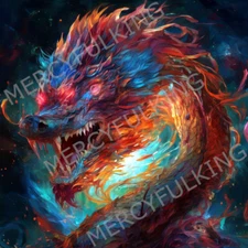 Dragon - Digital AI Art Image (4k HD) High Resolution Print Download