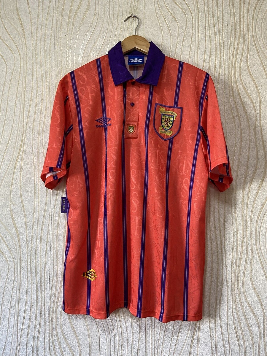SCOTLAND 1993 1994 1995 AWAY FOOTBALL SHIRT SOCCER JERSEY