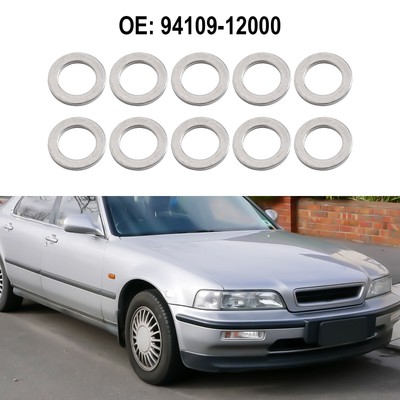 10 Stück Aluminium Ablassschraube Unterlegscheiben für Honda für Acura OEM 94
