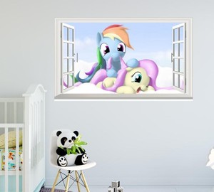 Home Decor Disney 101 Dalmatians 3d Window Wall Decals Removable Sticker Kids Nursery Decor Stickers
