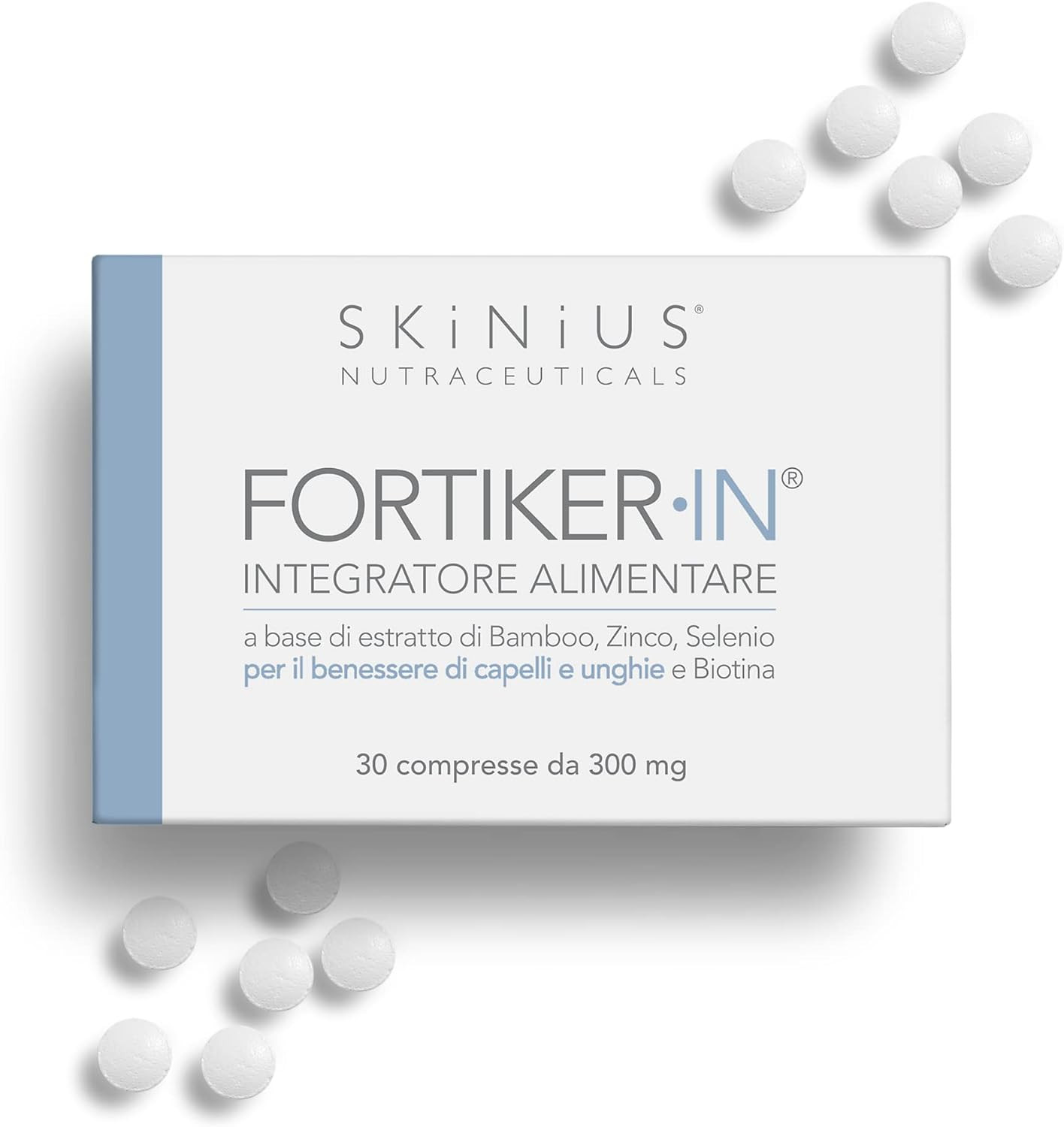 FORTIKER.IN: Potenzia la Crescita di Capelli e Unghie con Bamboo e Zinco