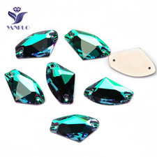 Glass Rhinestone Horse Eye Crystal Jewels for Sewing