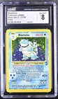 CGC 8 NM/MINT Blastoise 2/130 Base Set 2 Holo Pokemon Card