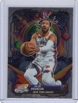 2025-26 Topps Cosmic Chrome Jalen Brunson Propulsion PRP-4 Knicks Insert Card