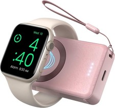 Wireless Battery Pack Magnetic Portable Charger for Apple Watch Series 10 9 8 7