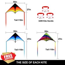 Kites for Kids and Adults - Easy to Fly Beginner Beach Kite