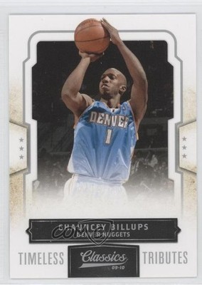 2009 Panini Classics Silver Timeless Tributes /100 Chauncey Billups #52 HOF 07uj