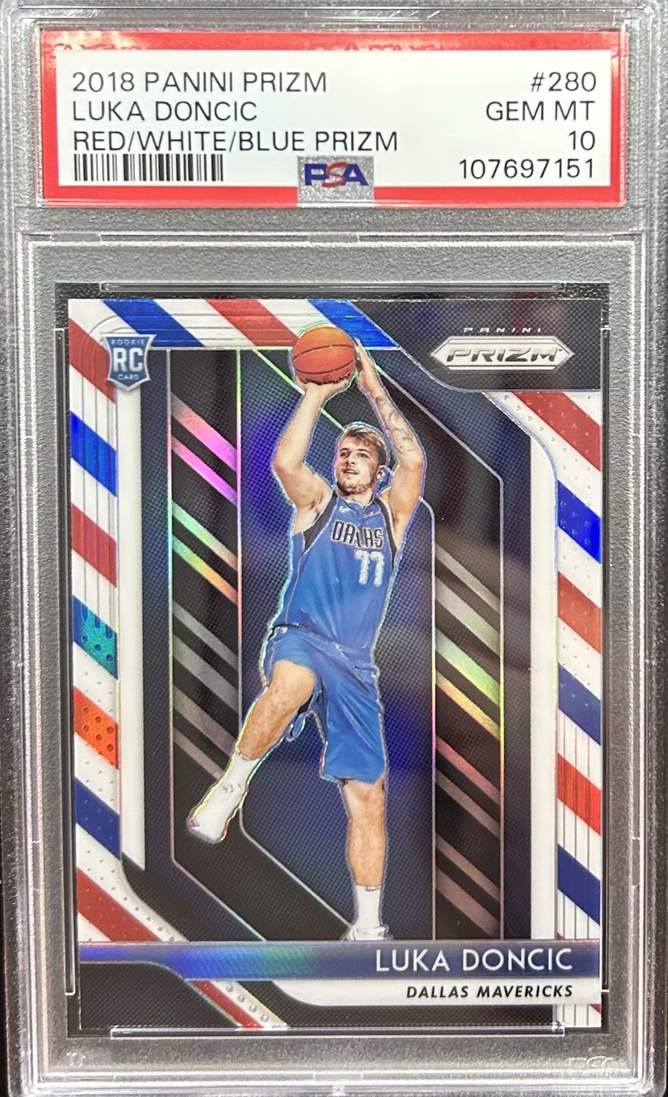 Luka Doncic 2018 Prizm #280 Red White Blue Price Guide Luka Doncic 2018 Prizm #280 Red White Blue Price Guide