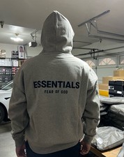 Fear of God Essentials Hoodie Dark Oatmeal SS22 size S