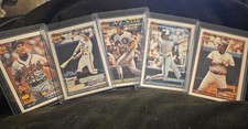 Topps 1991 MLB 40 Years of Baseball Justice Brett Sandberg Bell Gwynn 5 Card Lot
