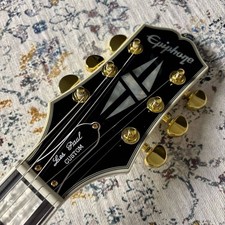 Epiphone Les Paul Custom Electric Guitar Ebony Fingerboard Gold Hardware 3.90kg