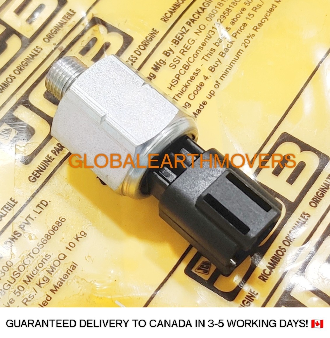 JCB BACKHOE - GENUINE JCB SWITCH ENGINE OIL PRESSURE (PART NO. 701/80390)