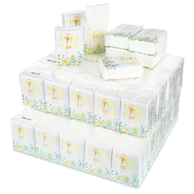 100 Pack For Your Happy Tears Wedding Tissues for Guests 3 Ply Pocket Size, I...