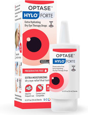 Optase HYLO Forte Dry Eye Drops, Preservative-Free 300 Drops   Extra Moisture  