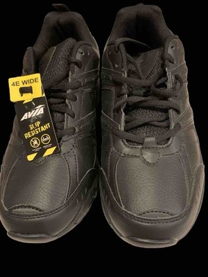 Avia AVI-Union II Men's Black Lace Up Work Walk Shoes Sneakers