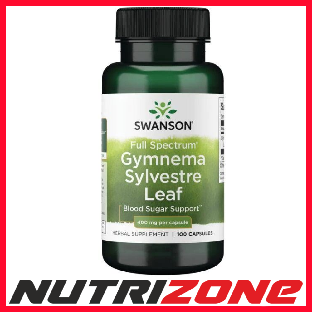 Swanson Full Spectrum Gymnema Sylvestre Leaf 400mg Blood Sugar Support 100 caps