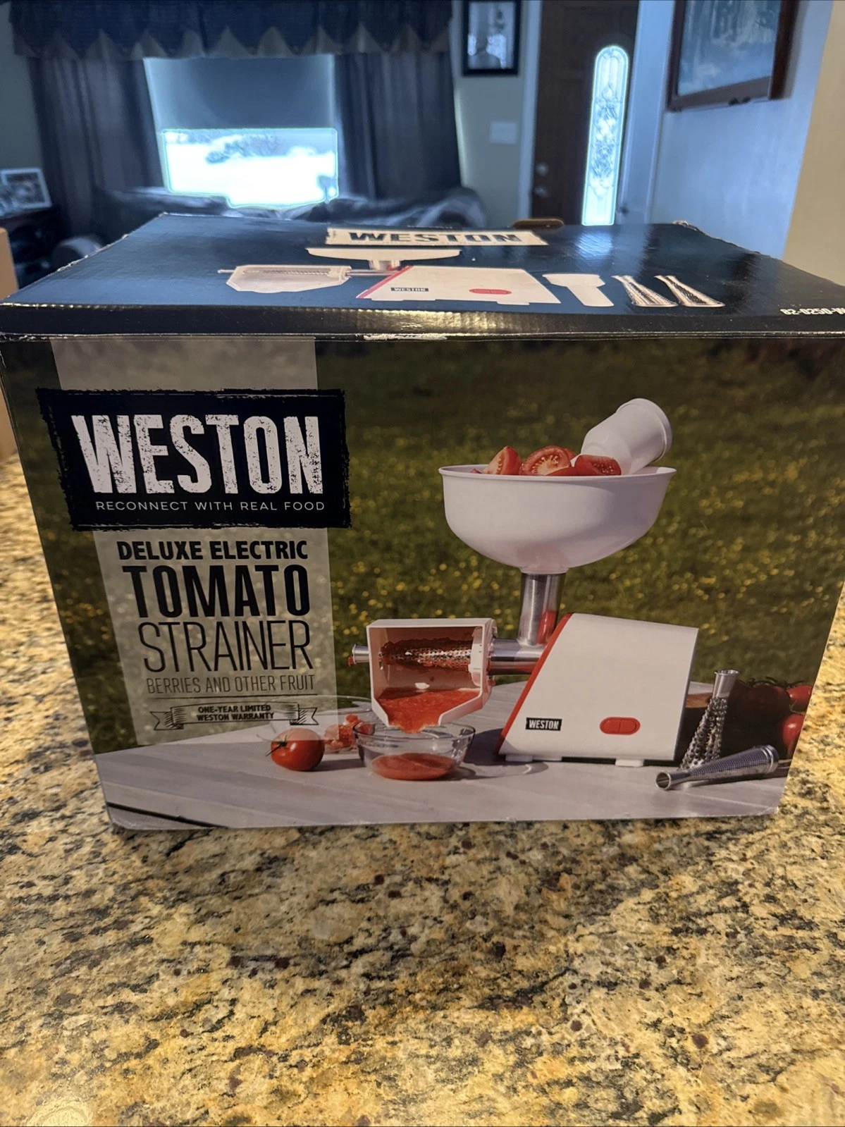 Weston Deluxe Electric Tomato Strainer White
Opens in a new window or tab