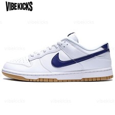Nike Dunk Skate Shoes Men's Low Top White Blue HF5441-121 New