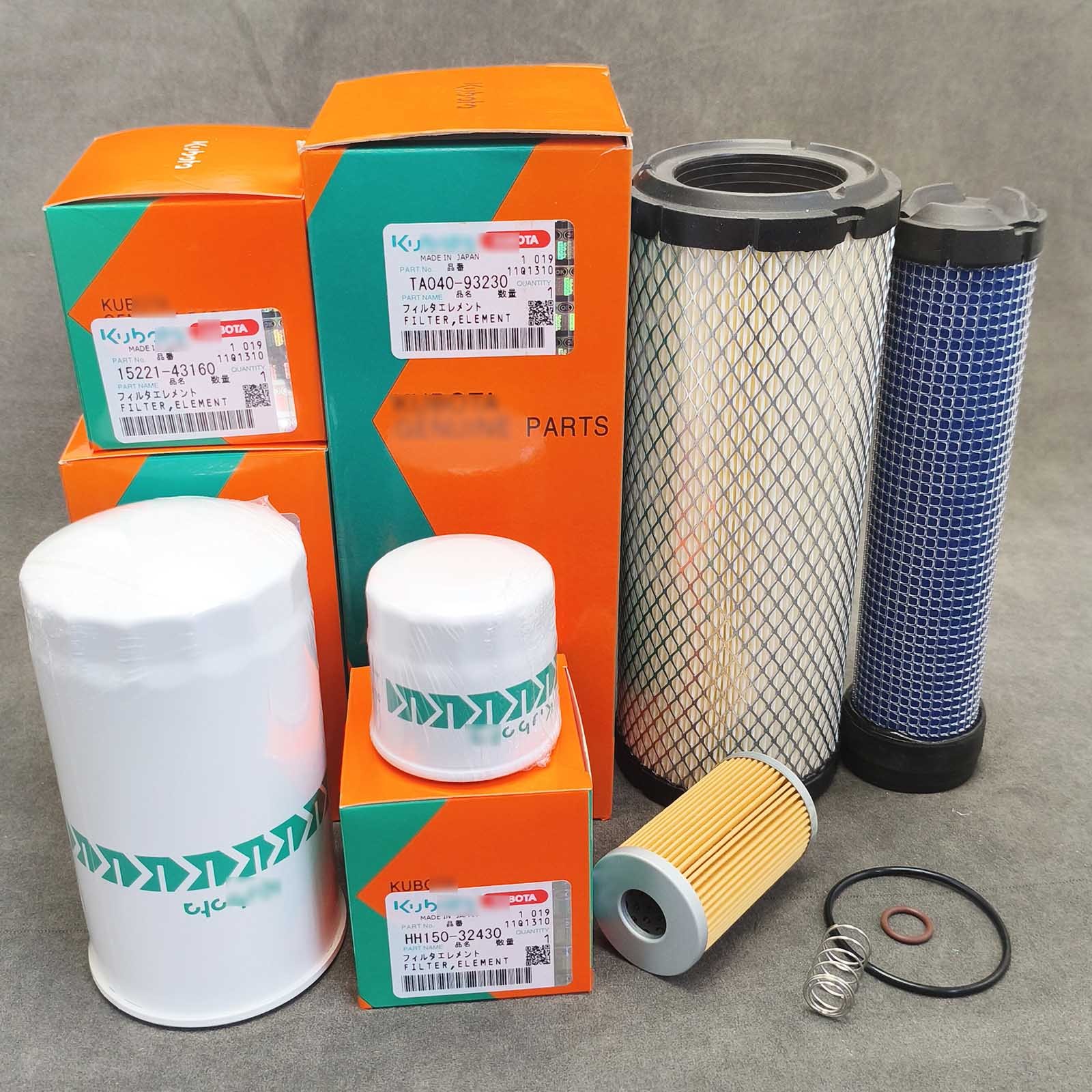 Oil Fuel Air Filter Kit For Kubota L35 L2900 L3410 L3430 L39 L4300 L4600DT