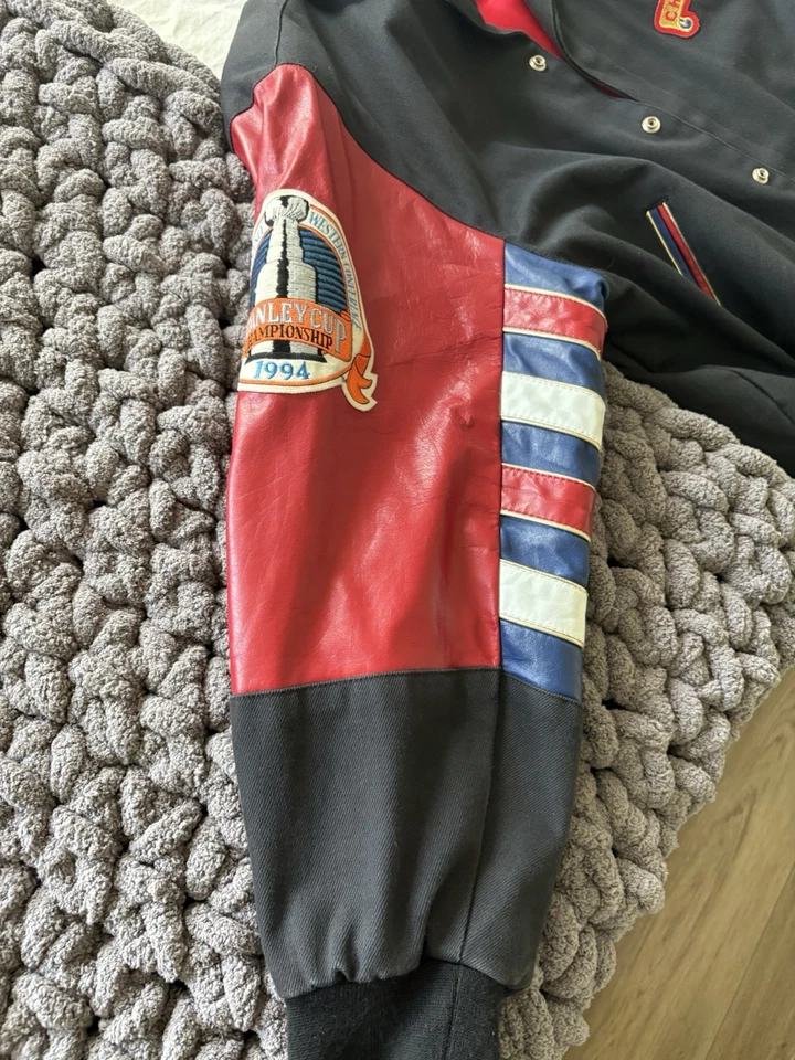 Винтажная куртка чемпиона Кубка Стэнли 1994 Jeff Hamilton New York RangersTM - Изображение 2 из 4