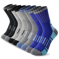 Kids Wool Socks 1012 Years Thermal Hiking, Soccer, Baseball, Crew Cushion