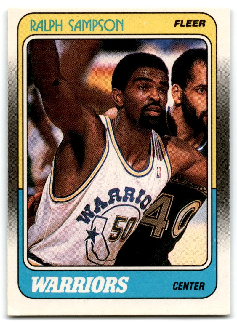1988-89 Fleer Ralph Sampson Golden State Warriors #49