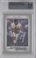 2003 Fleer Showcase Avant Card /650 Kyle Boller #110 BGS 8.5 Rookie RC. rookie card picture