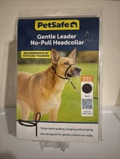 PetSafe Dog Head Collar  Gentle Leader Quick Release Medium (25-60lbs) Black NIP