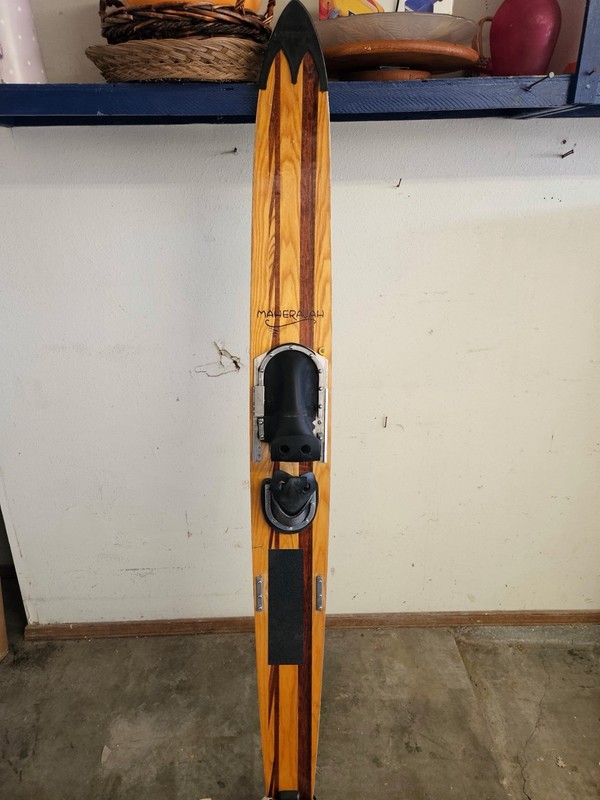 Vintage Maherajah Slalom Water Ski Wood 67.5"