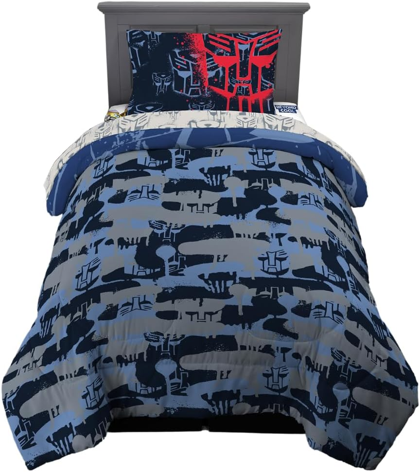 Transformers Optimus Prime Super Soft Comforter and Sheet Set with
