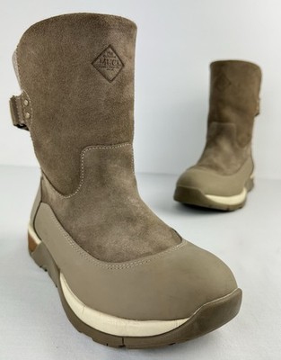 Muck Boot Arctic Apres II Womens EU38 Brown Leather Mid Work Boot Glacier  Trek