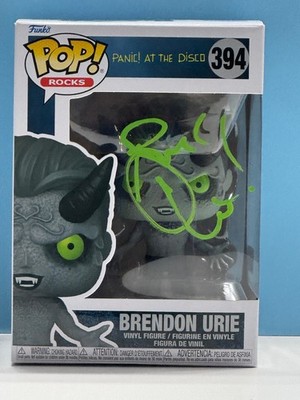 Funko Pop! PANIC AT THE DISCO - BRENDON URIE #394 SIGNED COA AUTHENTICATED