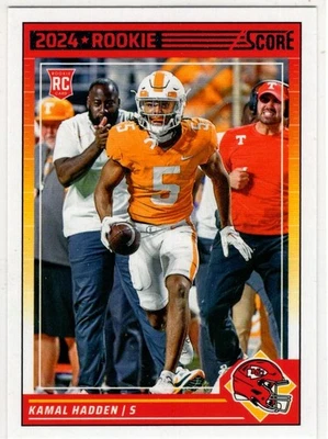 2024 Panini Score Football Kamal Hadden No. 378 Kansas City Chiefs - Bild 1 von 2