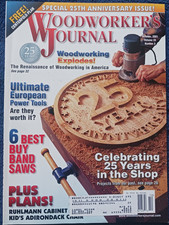 Woodworker's Journal - October 2001 Edition - Special 25th Anniversary Issue 