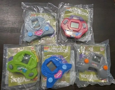 Lot of 5 Burger King Activision Handheld LCD Games 2005 Vintage Toys Sealed NIP