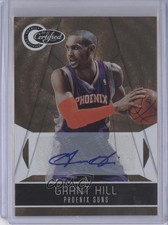 2010-11 Totally Certified Gold Signatures 8/25 Grant Hill #122 Auto HOF h7e