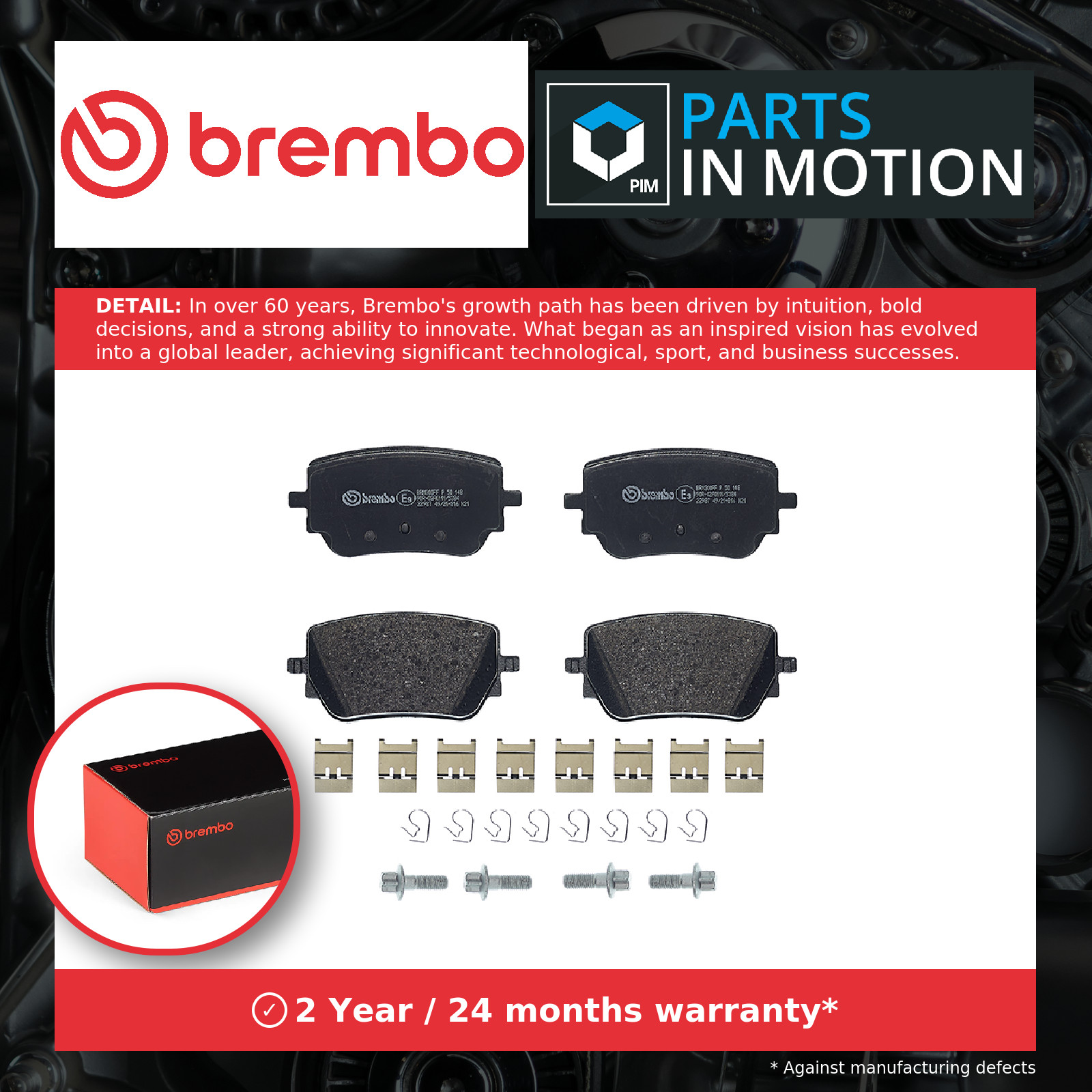Brake pads P 50 148 BREMBO for MERCEDES-BENZ A-CLASS A-CLASS Saloon CLA GLB GLA - Image 10