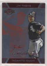 2007 Topps Co-Signers Silver Red 165/199 Jim Thome Tadahito Iguchi #91 HOF 0l2