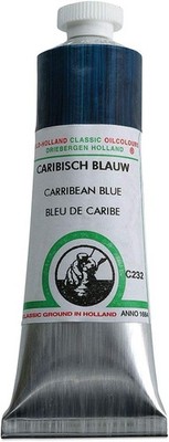 Old Holland Classic Oil Color - Caribbean Blue 40ml Tube 40 ml Tube, 