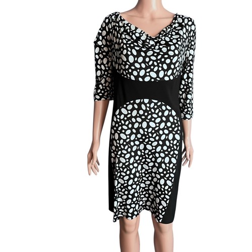 Cartise Cutout Back Draped Neckline Dotted Dress 10 Preppy Party Wedding Guest