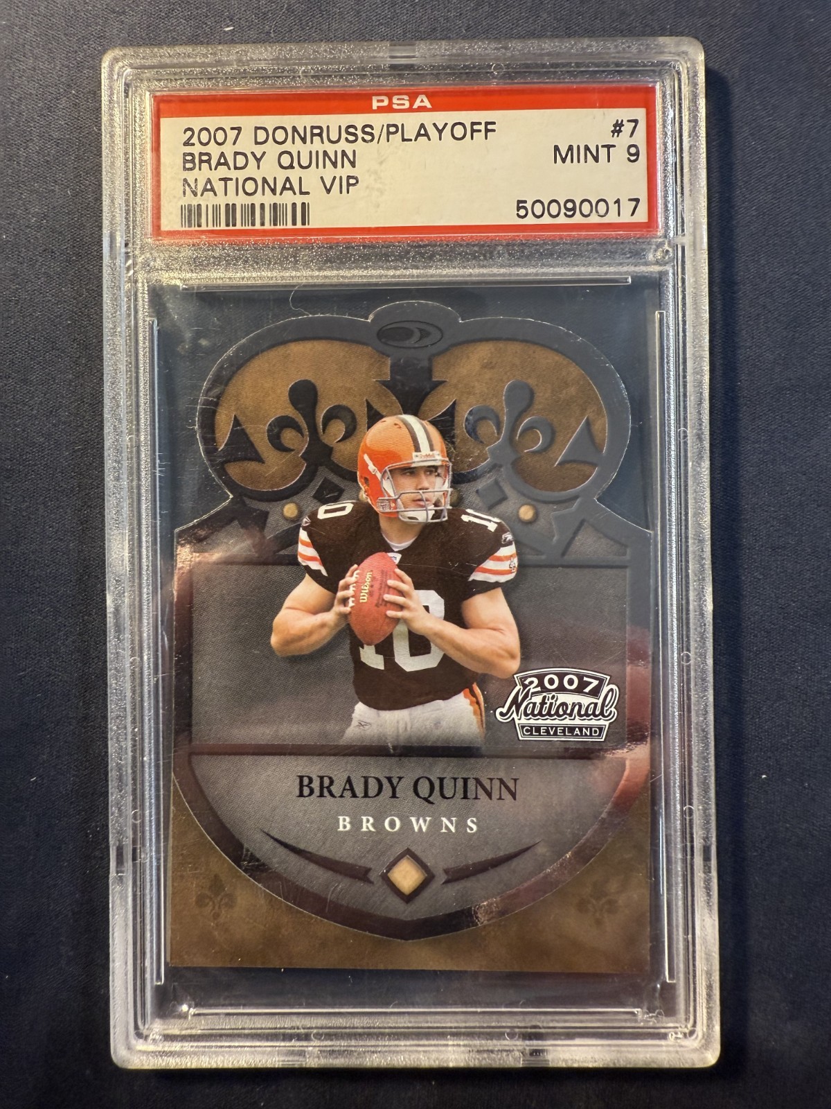 Brady Quinn Donruss/Playoff National VIP #7 Base