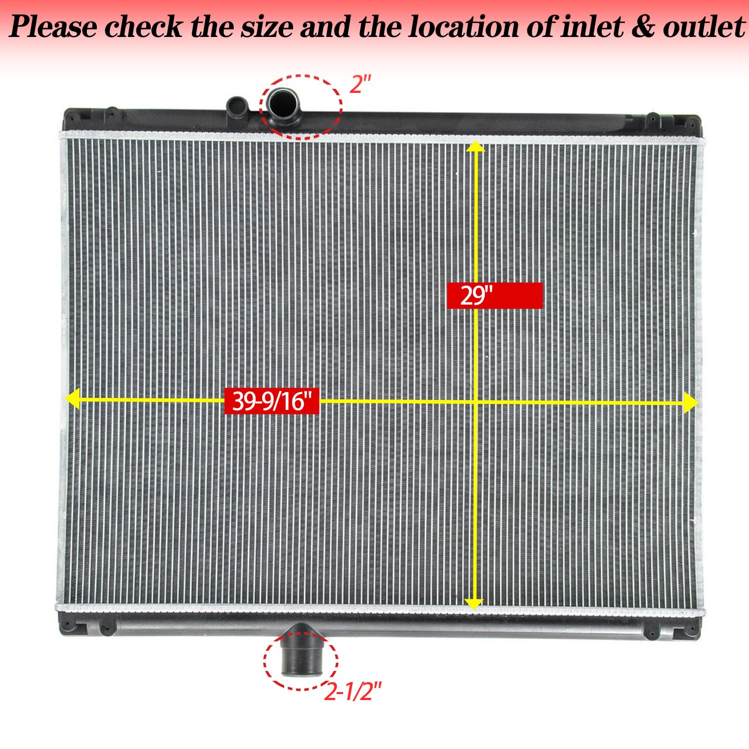 Truck Radiator For 1992-2004 Mack CH Series 3MF5532M 1103596 20961102027
