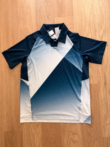 OAKLEY C1 HAZY GEO Men's Polo Shirt - Hazy Geo Blackout - Large