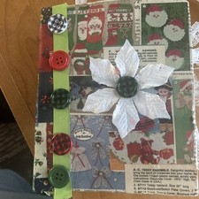 Junk Journal Christmas. 3 Signatures Homemade