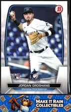 Jordan Groshans 2023 Bowman #68 Miami Marlins Rookie RC