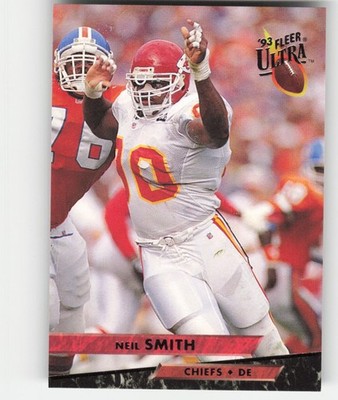 Neil Smith, 1993 Ultra, #208, Kansas City Chiefs,