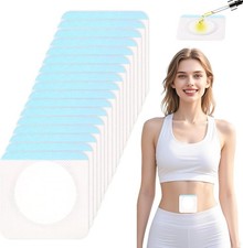 Castor Oil Pack Patches for Belly Button 60 Disposable Organic Cotton Self-A