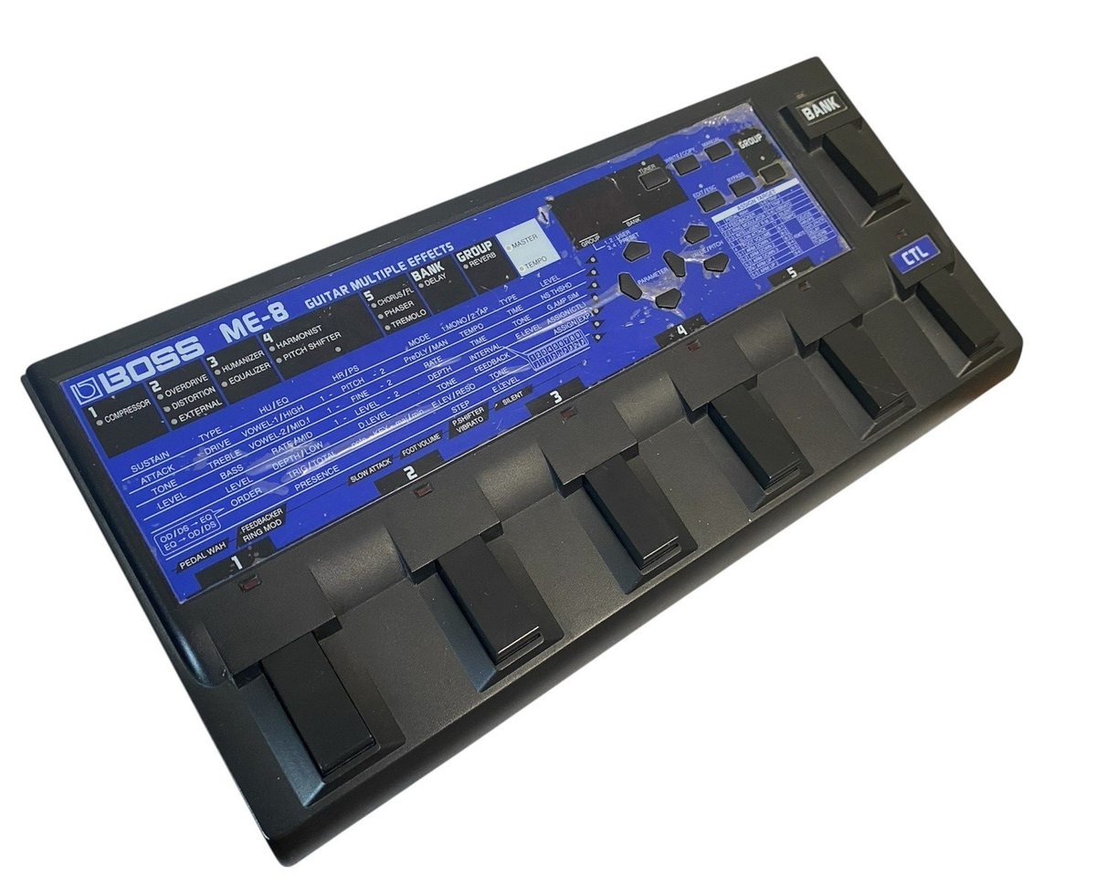 BOSS ME-8 Guitar Multiple Effects Distortion Chorus Effects Unit w